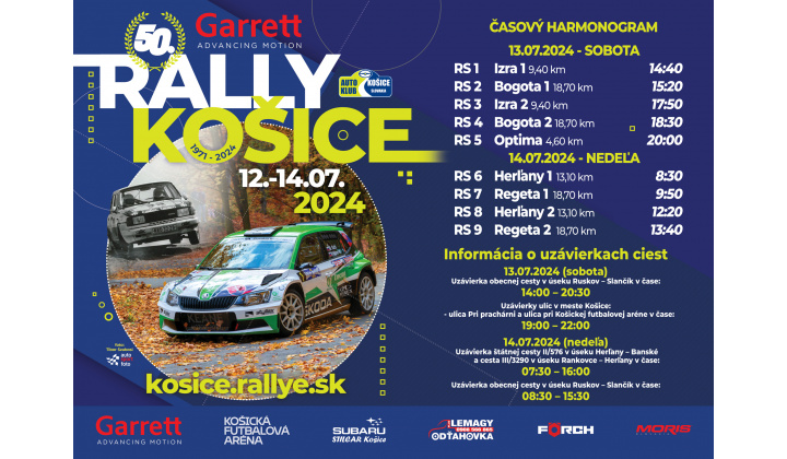 50. ročník Garrett Rally Košice