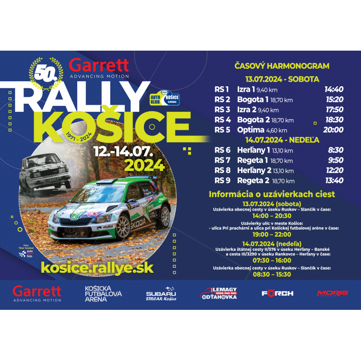 50. ročník Garrett Rally Košice