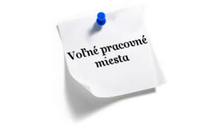 Voľné pracovné miesto